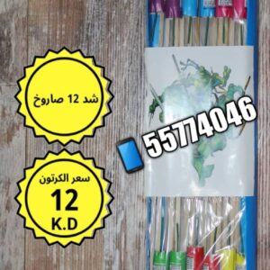 شد 12 صاروخ