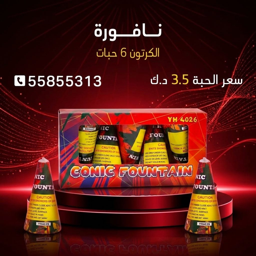 نافورة من كويت فاير شو